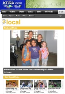 Screenshot of KCRA article about Dr. Bryan's Nicaraguan aid