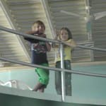 my son Christian with one of his friends